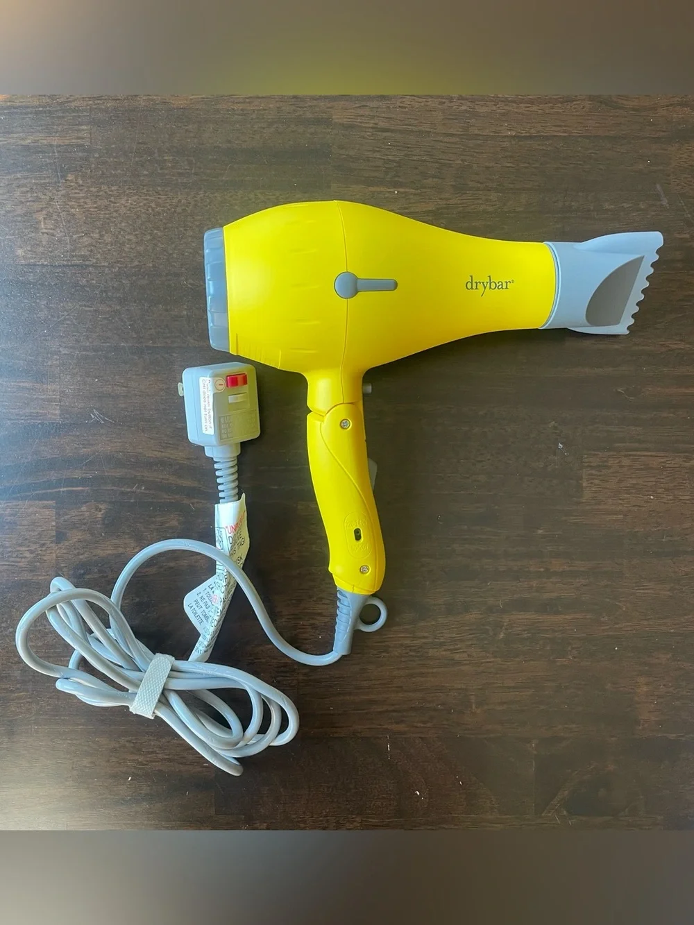 Drybar Baby Buttercup Travel Ceramic Ionic Hair Blow Dryer Yellow 900-0007-4 EUC